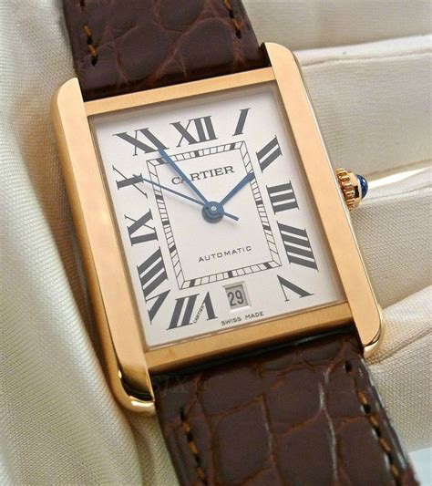 cartier tank solo watch replica|reproduction cartier tank watch.